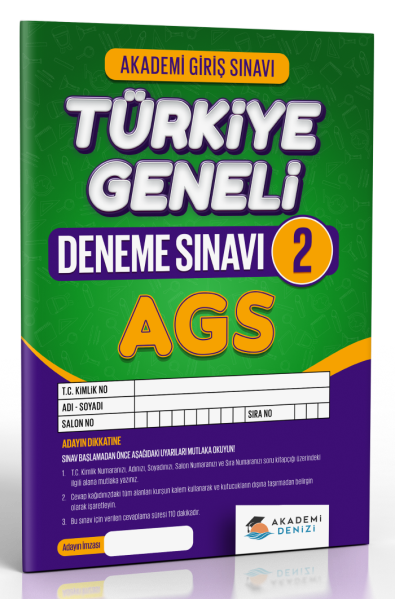 AKADEMİ DENİZİ KPSS AGS TG2 - 2025-26